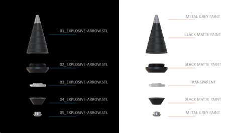 STL file HAWKEYE EXPLOSIVE ARROW・3D printer design to download・Cults