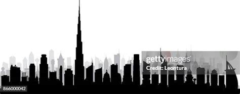 19 Burj Khalifa Outline Stock Photos, High-Res Pictures, and Images ...