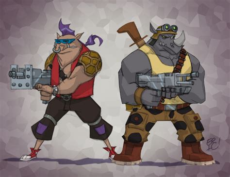 Bebop and Rocksteady by EricGuzman on DeviantArt