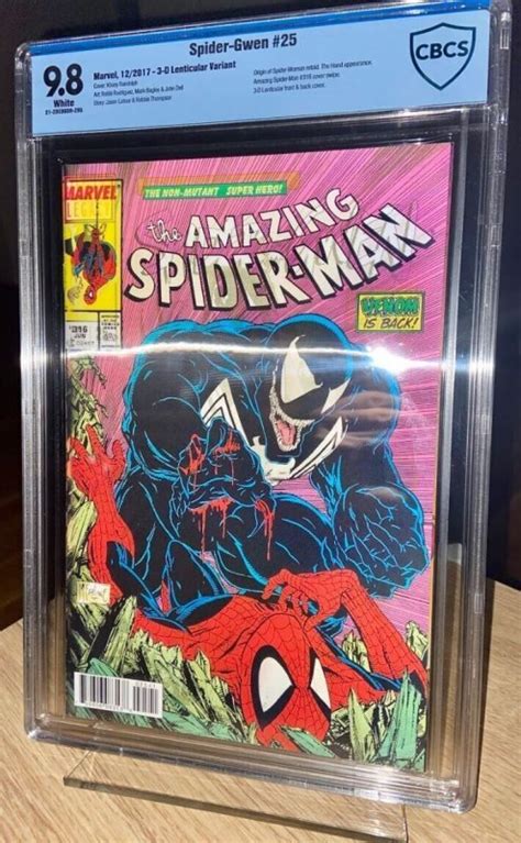 Spider-Gwen #25 - Lenticular & Spider-Gwen Origin retold! CBCS 9.8 - New Slab! | Comic Books ...