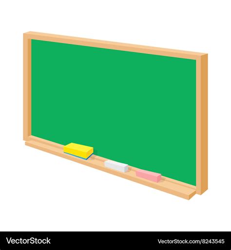 School board icon cartoon style Royalty Free Vector Image