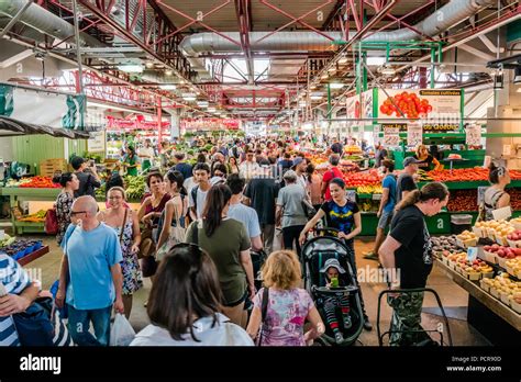 Jean Talon Market the largest farmers fresh produce market montreal canada Stock Photo - Alamy