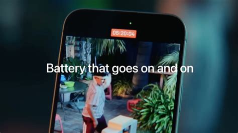 iPhone 15 Plus battery life is the focus of Apple's new ad