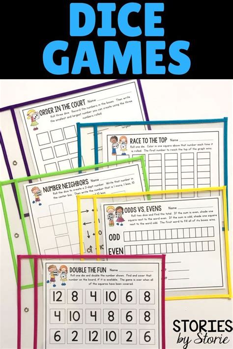 Dice Games for Math Centers | Learning math, Math methods, Math