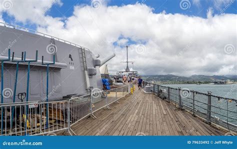 USS Missouri Battleship Museum Editorial Photography - Image of pearl ...