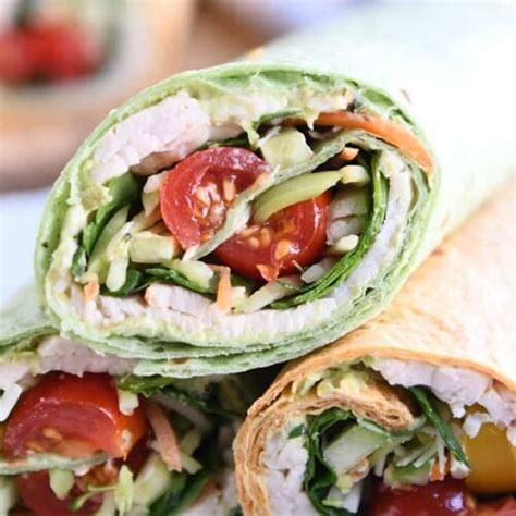 Turkey Avocado Veggie Wraps - Mel's Kitchen Cafe