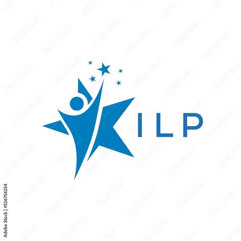 ILP Letter logo white background .ILP Business finance logo design ...