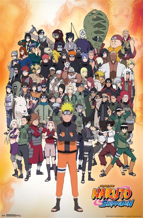 Naruto Shippuden - Group Poster - Walmart.com - Walmart.com