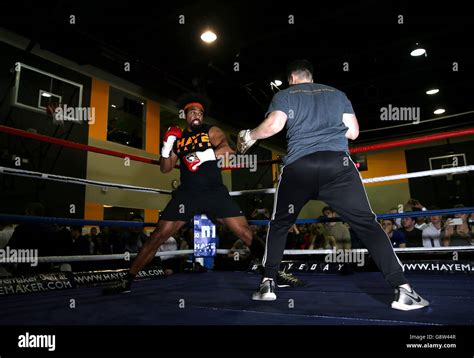 David Haye during a public workout at Third Space, London Stock Photo - Alamy