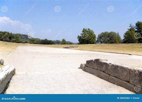 Ancient Stadium in Olympia for Olympic Games Stock Image - Image of europe, olympics: 26035461