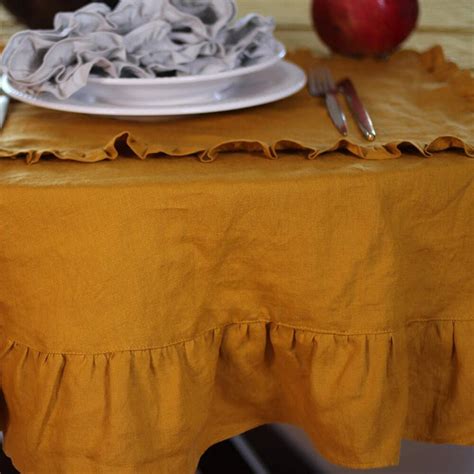 Buy Custom Linen Tablecloths Online | 100% Linen Table Cloths