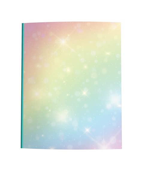 College Ruled Composition Notebook | Pastel Rainbow Gradient ...