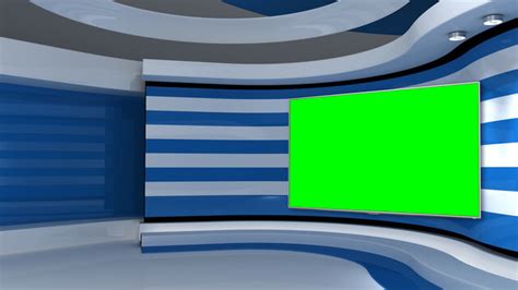 Tv Studio Background Green Screen