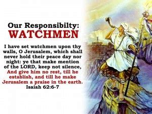 Isaiah 62:6-7 | Bible prophecy, Isaiah, Prophecy