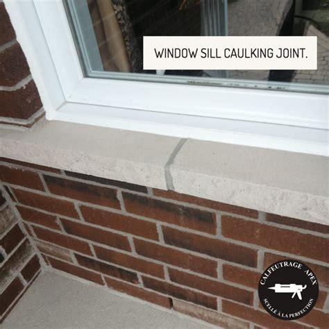 Caulking Window Sills | Calfeutrage Apex | South Shore