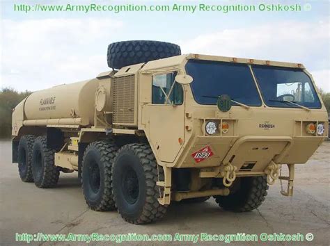 M978 A4 HEMTT Oshkosh military fuel servicing truck tanker data sheet ...