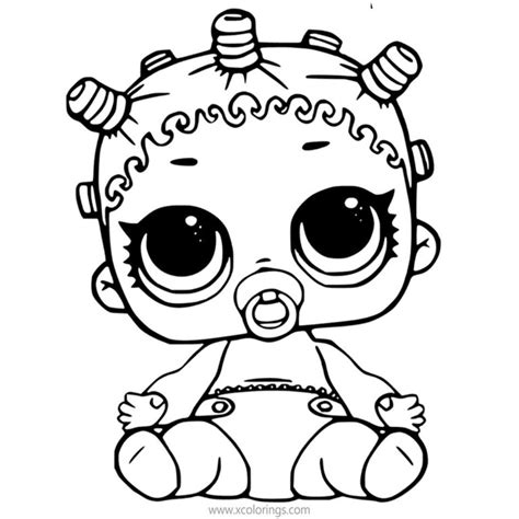 LOL Baby Coloring Pages LIL Baby Pranksta - XColorings.com