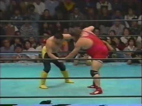 Stan Hansen/Gary Albright vs Toshiaki Kawada/Tamon Honda (All Japan October 14th, 1995) - YouTube