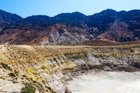 The mouth of the volcano stock image. Image of mountains - 165860929