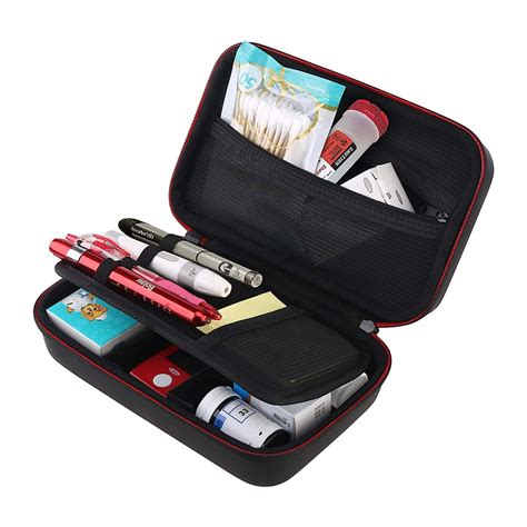 OEM Diabetic Supplies Travel Case for Diabetic Testing Kit, Glucose Meter Storage Case for ...