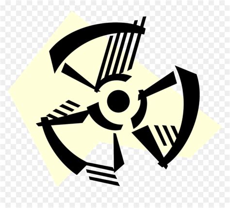 Vector Illustration Of Nuclear Fallout Radioactive - Radioactive Symbol ...