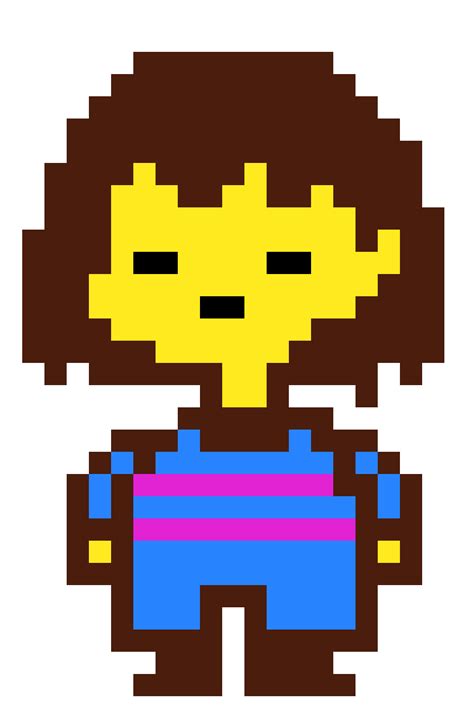 Undertale Frisk Sprite | Pixel Art Maker