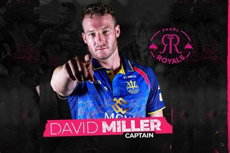 SAT20 League: Paarl Royals appoint David Miller as captain - Check out