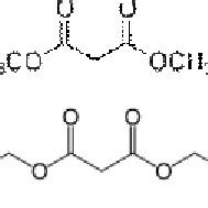 The structure of dimethyl malonate and diethyl malonate | Download Scientific Diagram