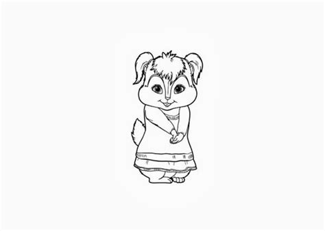 Chipettes Jeanette Coloring Pages