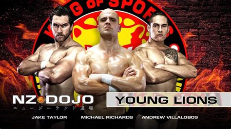 NJPW signs NZ Dojo Young Lions Michael Richards, Andrew Villalobos ...