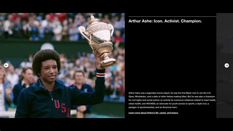 Arthur Ashe History Timeline by Barrel for Barrel on Dribbble