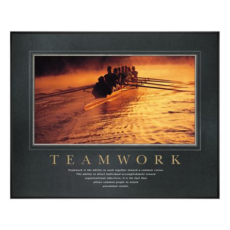 Teamwork Rowers Motivational Poster | TEAMWORK | Motivational Art | Pinterest | Teamwork ...