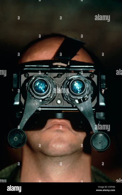 Israeli Secret Service agent wears night vision goggles. Israel Stock Photo, Royalty Free Image ...