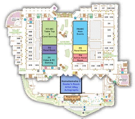 Maps and Hours - Comic Con Honolulu