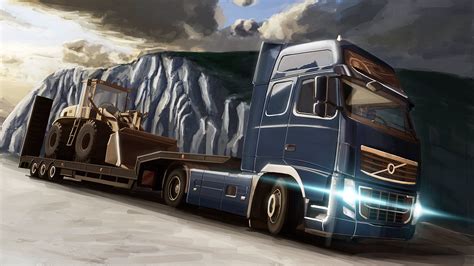 Euro Truck Simulator 2 HD Wallpaper