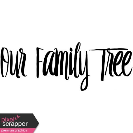 Our Family Tree Word Art graphic by Marisa Lerin | DigitalScrapbook.com ...