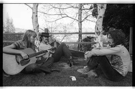 Joni Mitchell, David Crosby, and Eric Clapton, Laurel Canyon, 1968 ...