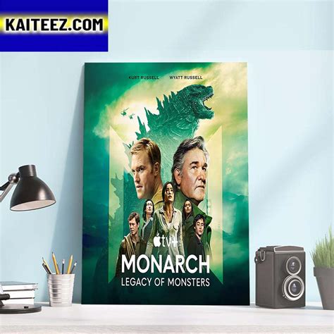 Monarch Legacy of Monsters Official Poster Art Decor Poster Canvas - Kaiteez