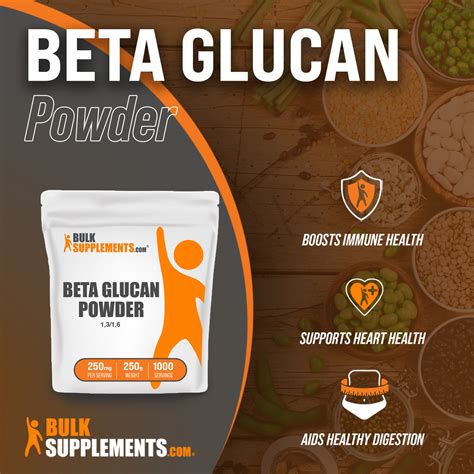 Beta Glucan Supplement | Beta 1,3/1,6 Glucan | Fiber Supplement