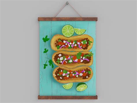 Printable Taco Art Digital Taco Art Taco Wall Art Taco - Etsy