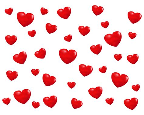 Heart Clip art - Transparent PNG Background with Hearts png download ...