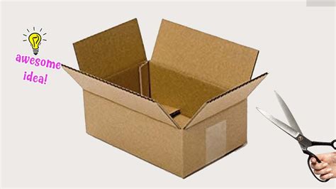 5 Best and easy way to reuse/recycle cardboard box| cardboard box organizer idea - YouTube