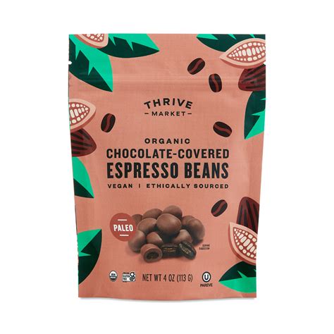 Organic Chocolate-Covered Espresso Beans | Thrive Market