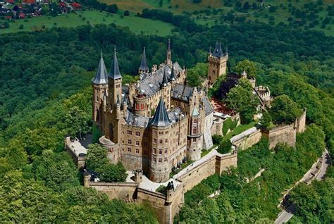 The Hohenzollern Castle, the ancestral seat of the family dynasty, is situated at the periphery ...