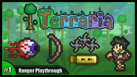 Let's Play Terraria 1.2.4 || Ranger Class Playthrough || Weird Glitches ...