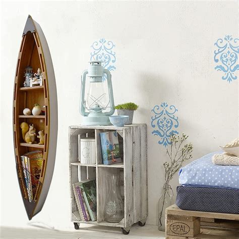 Wooden Boat Decor Hanging Wood Boat Decoration for Wall - Etsy