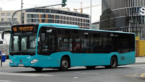 DB Hessen Bus Mercedes Benz Citaro C2 am 24.05.14 in Frankfurt auf der ...