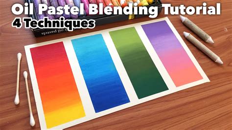 How to Blend Oil Pastels using 4 techniques | Tips and Tricks for beginners | Mungyo Oil Pastels ...