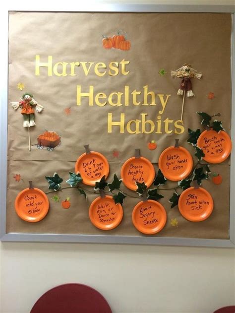 Creative DIY Fall Office Decorating Ideas 28 | Health bulletin boards, Thanksgiving bulletin ...