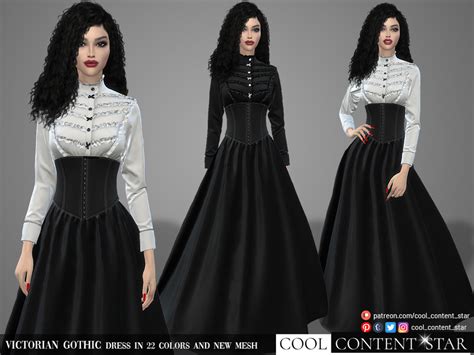 Victorian Gothic Dress - The Sims 4 Catalog